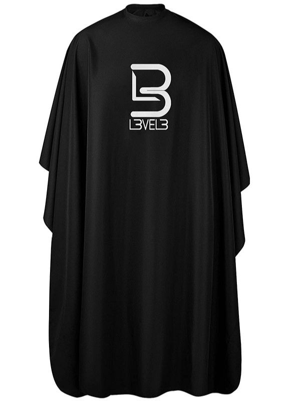 Пеньюар перукарський з гумовою горловиною чорний, L3VEL3 (357492815)