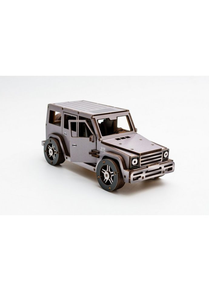 Дерев'яний 3D конструктор "Gelandewagen" Puz-26914, 109 деталей PuzzleOK (334143301)