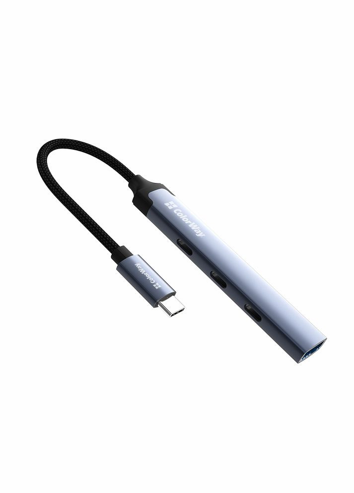 USB-хаб СolorWay USB Type-C 4-в-1 (CW-HUB07) Colorway (336957324)
