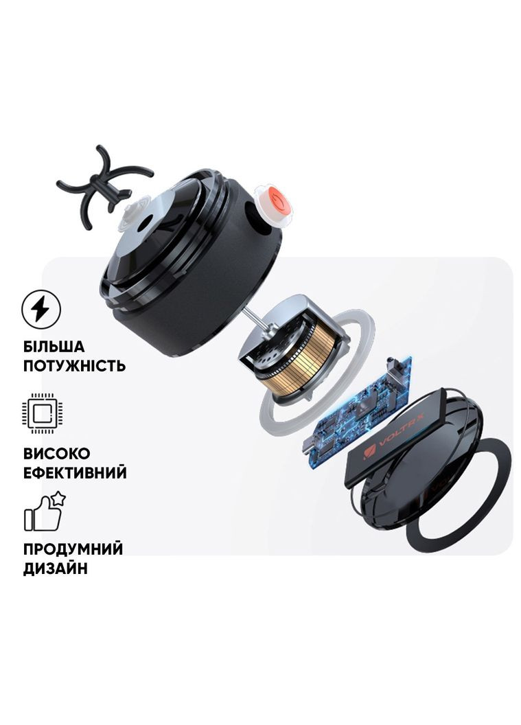 Шейкер спортивный электрический VOLTRX 600 мл. Tritan Green SmartShake Gallium (329187953)