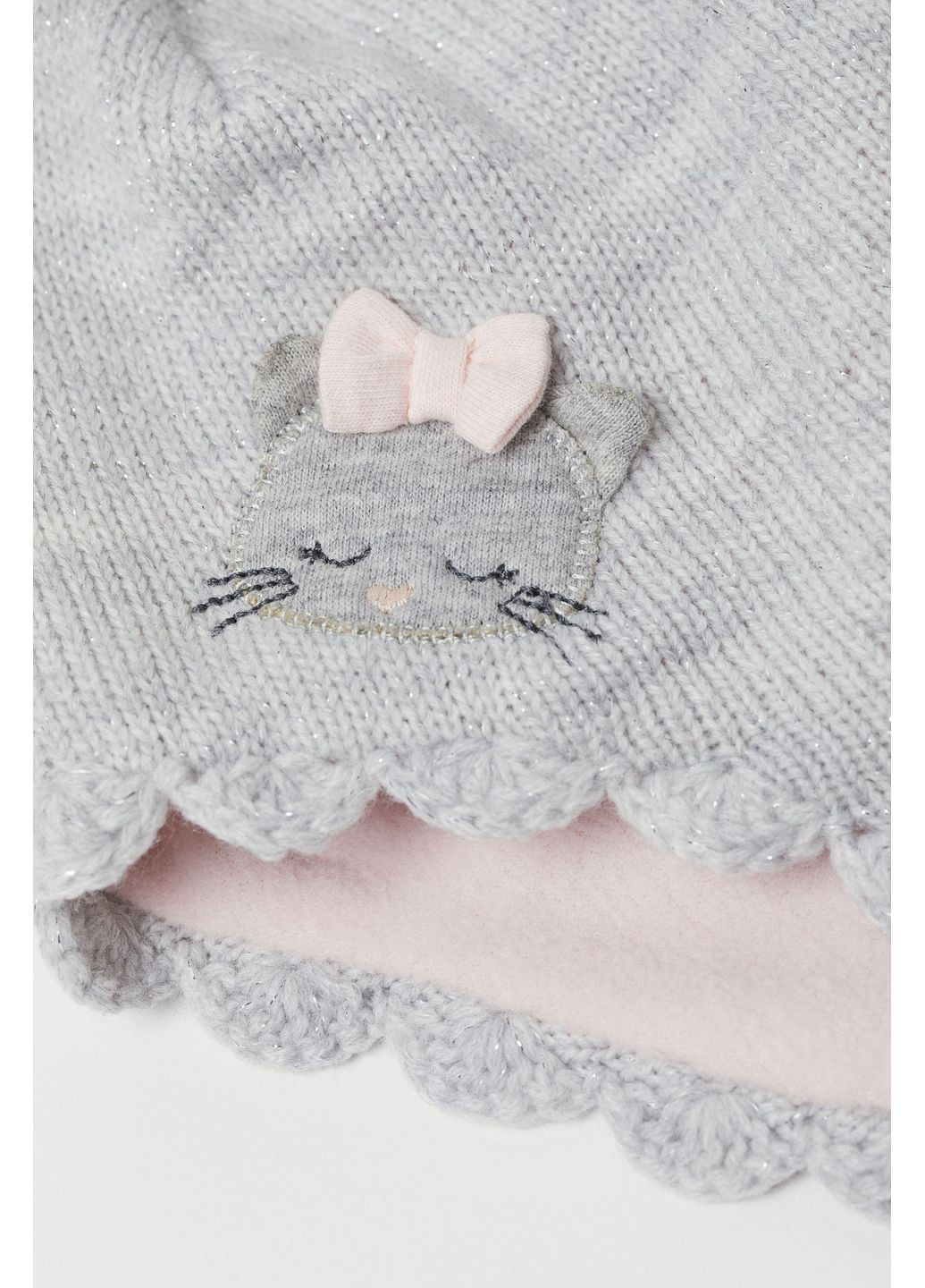 Шапка зима,серый с принтом, H&M (368151283)