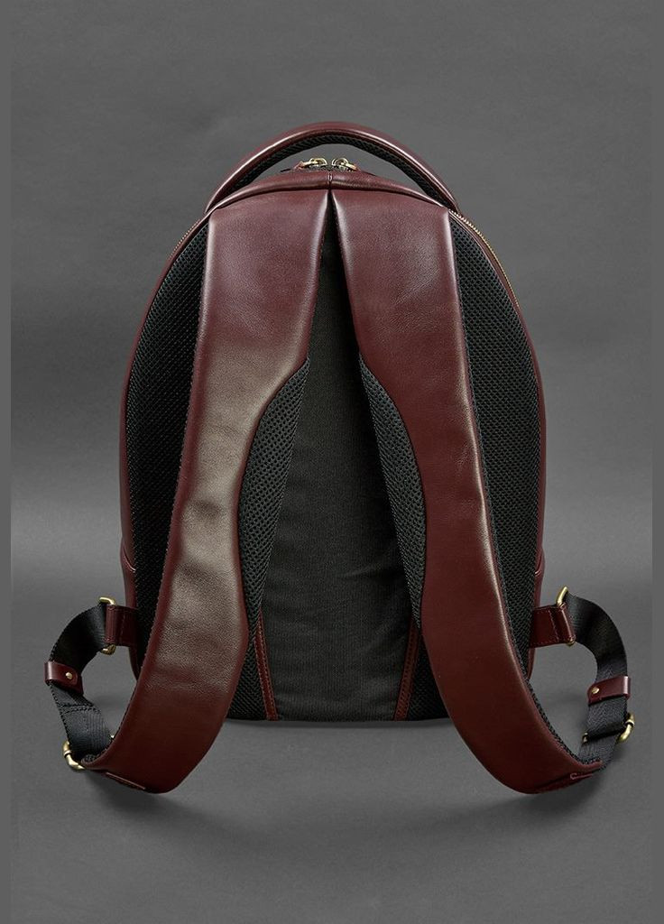 Кожаный рюкзак бордовый краст (A-027763) BlankNote (330144513)