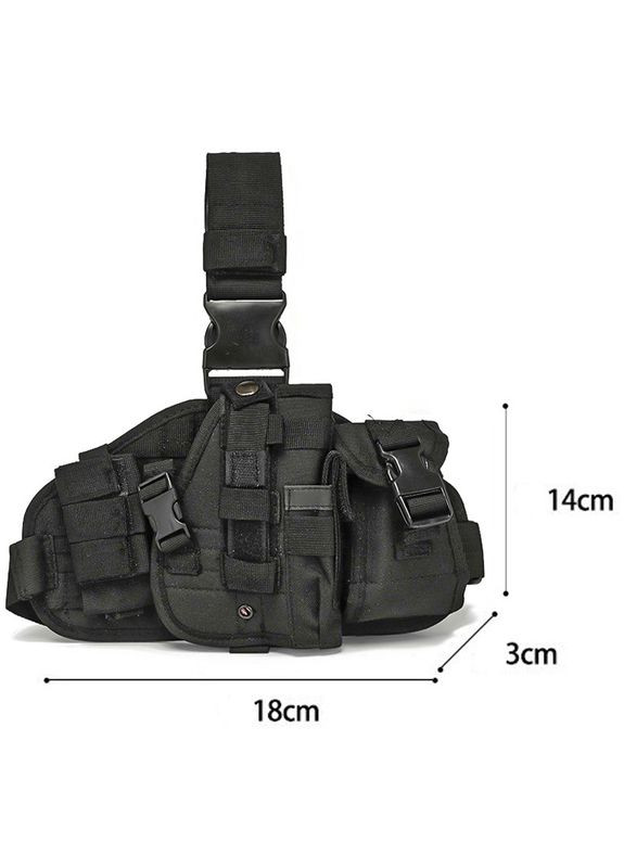 Кобура на бедро Light Tactic B38 универсальная армейская ткань Оксфорд Aokali (366248690)