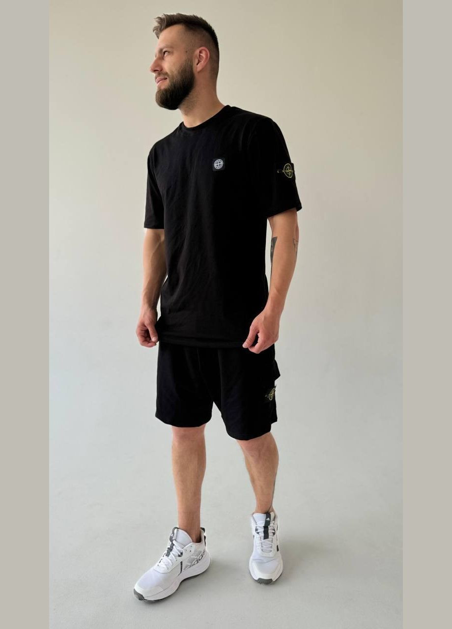 Мужской летний костюм черный No Brand (367982248)