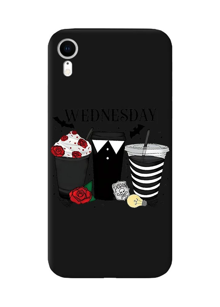 Матовый чехол на iPhone XR:: Коктейли. Уэнсдей (принт 216) Creative (359495648)