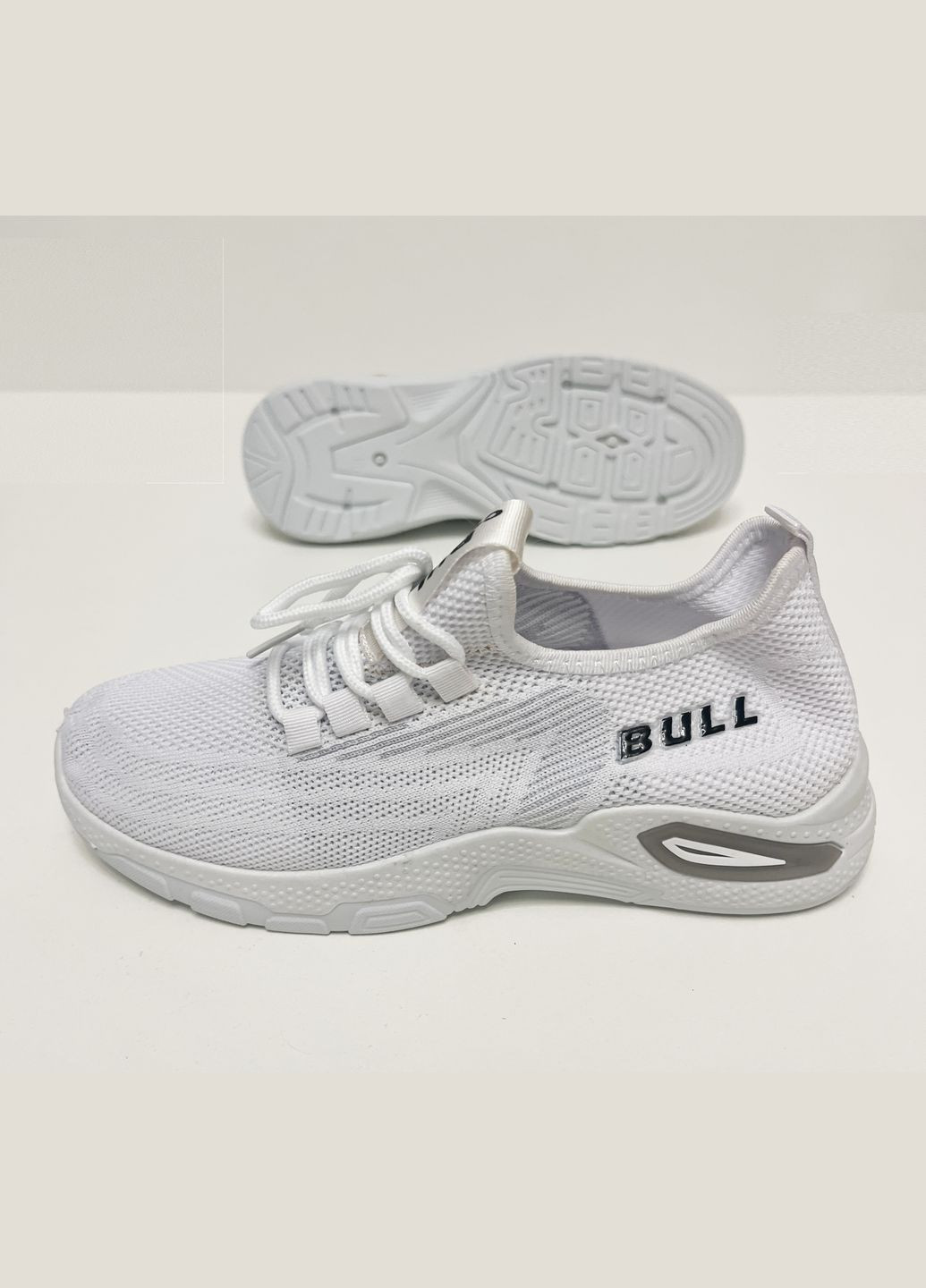 Кросівки жіночі BULL тканинні білі літо (330982616)
