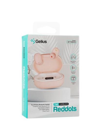 Наушники Pro Reddots TWS Earbuds GPTWS010 Pink Gelius (314865267)