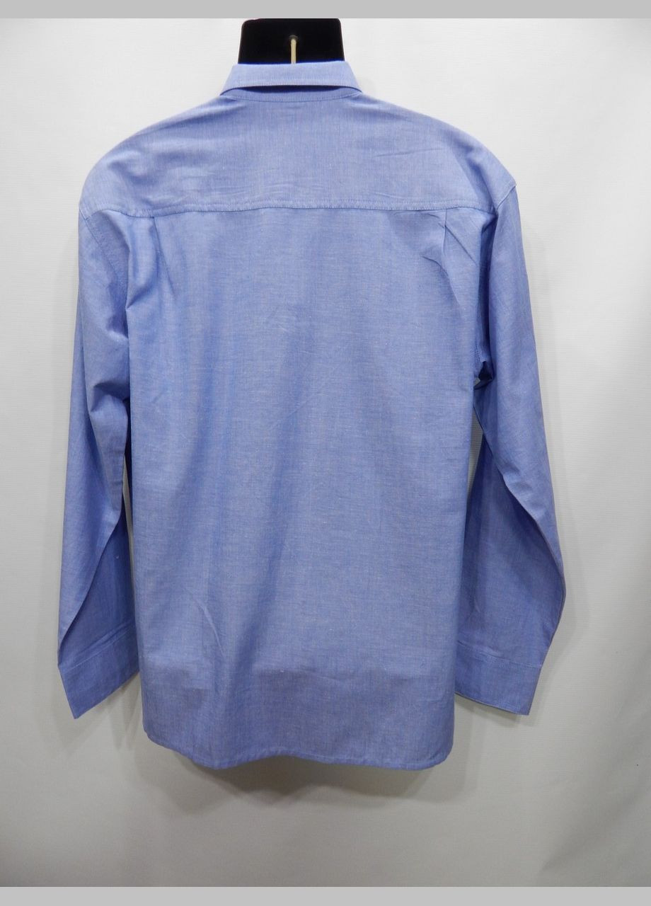 Синяя классическая рубашка No Brand