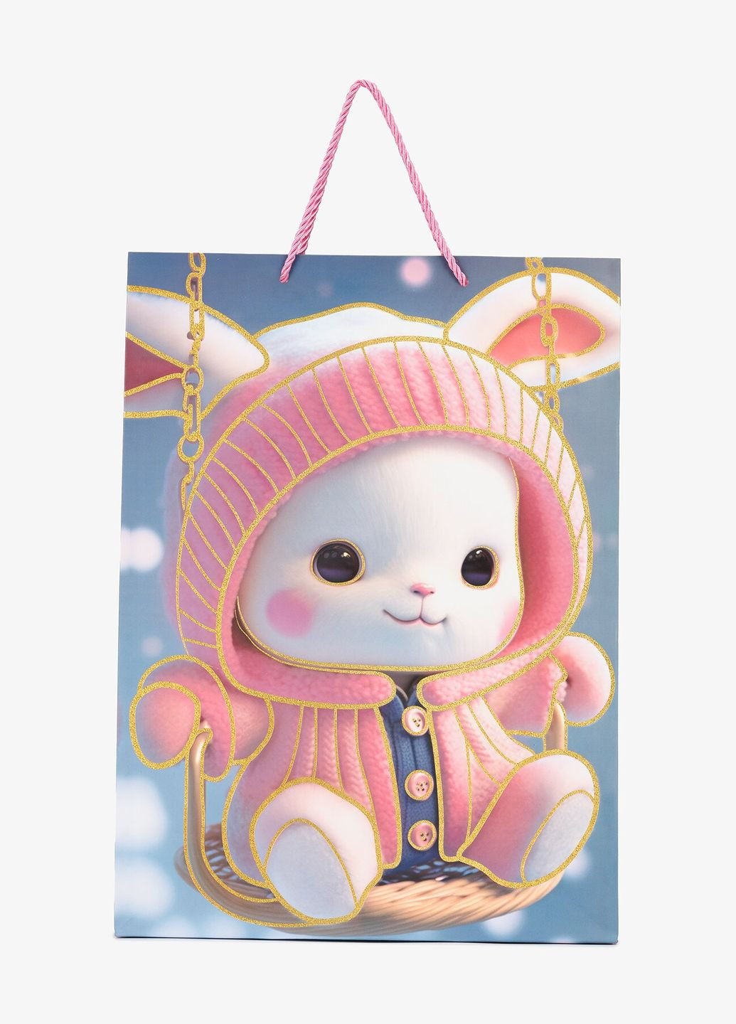 Пакет подарочный ЗАЙКА НА КАЧЕЛЬКЕ YX05093 Разноцветный shop (2000990854384) No Brand (362928898)