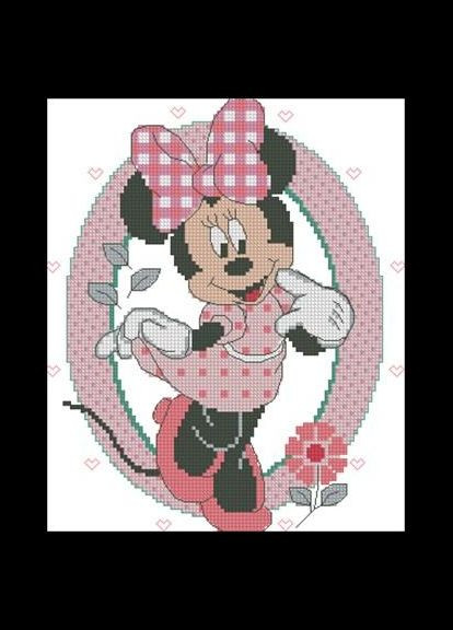 Набор для вышивки крестиком. Размер: 16*19 см. Микки Маус Лоскуток (315362040)