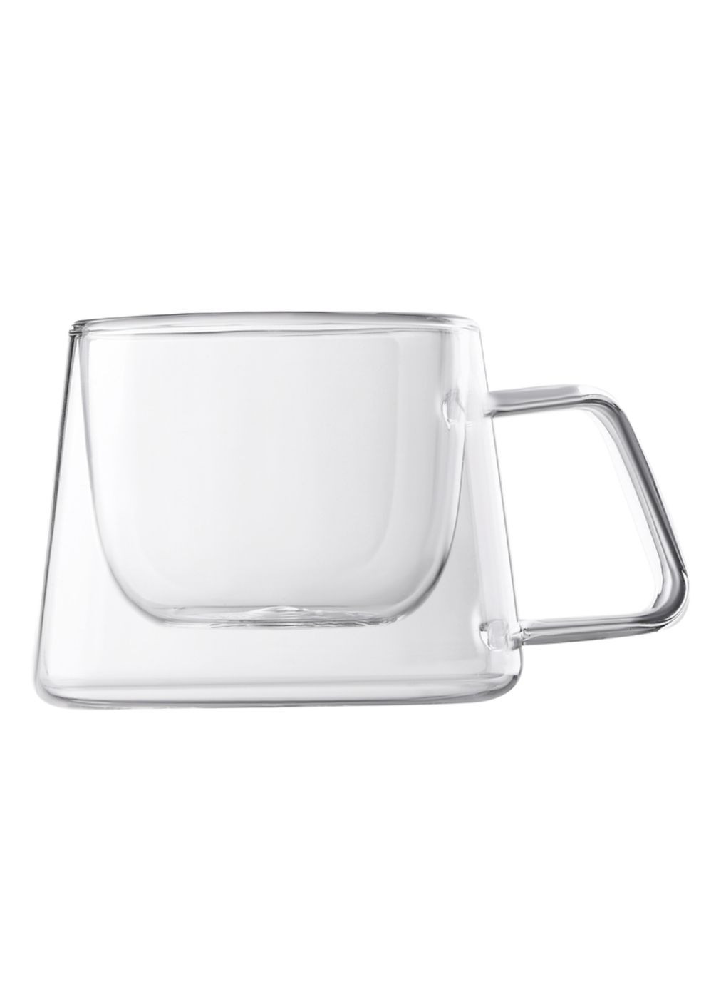 Набор чашек с ручками и двойными стенками Боросиликатное стекло Прозрачный 200 мл х 2 шт () Ardesto AR2620BHR (322426713)