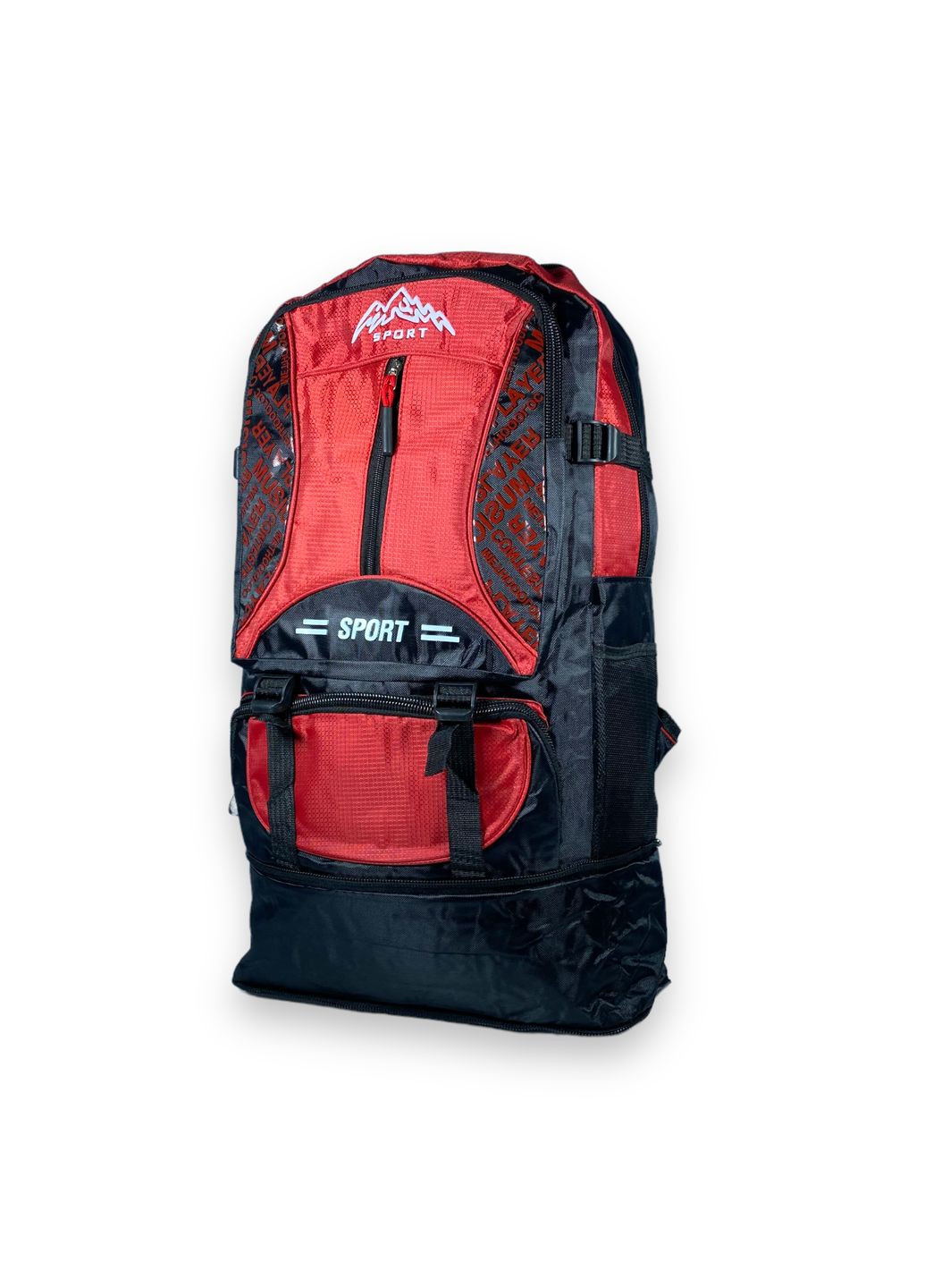 Рюкзак туристичний з розширенням, 35 л, один відділ, 3 фронтальні кишені, розмір: 50(62)*35*17 см, червоний Yunongyizu (286421490)