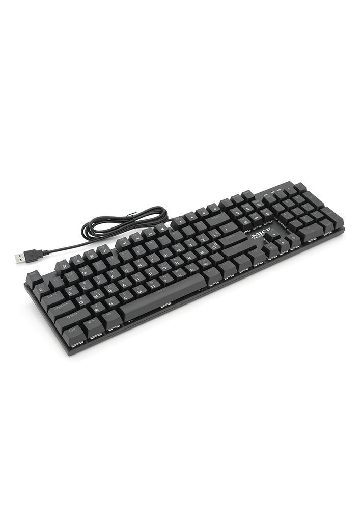 Клавиатура GK600 USB, длина кабеля 100см, (Eng/Укр/Рус), Black, 104к iMice (362669053)