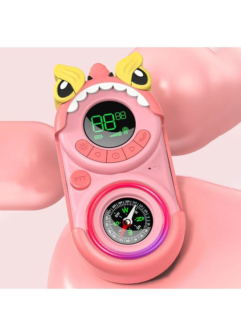 Комплект дитячих рацій з USB-зарядкою (2 штуки, радіус до 3 км) / Дитячі рації акумуляторні/Місяча рація Mhz (369938810)