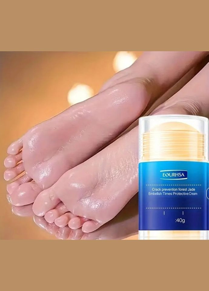 Крем для ніг проти тріщин для сухих і потрісканих ступнів і п'яток з вітаміном Е, 40 мл No Brand (332794773)