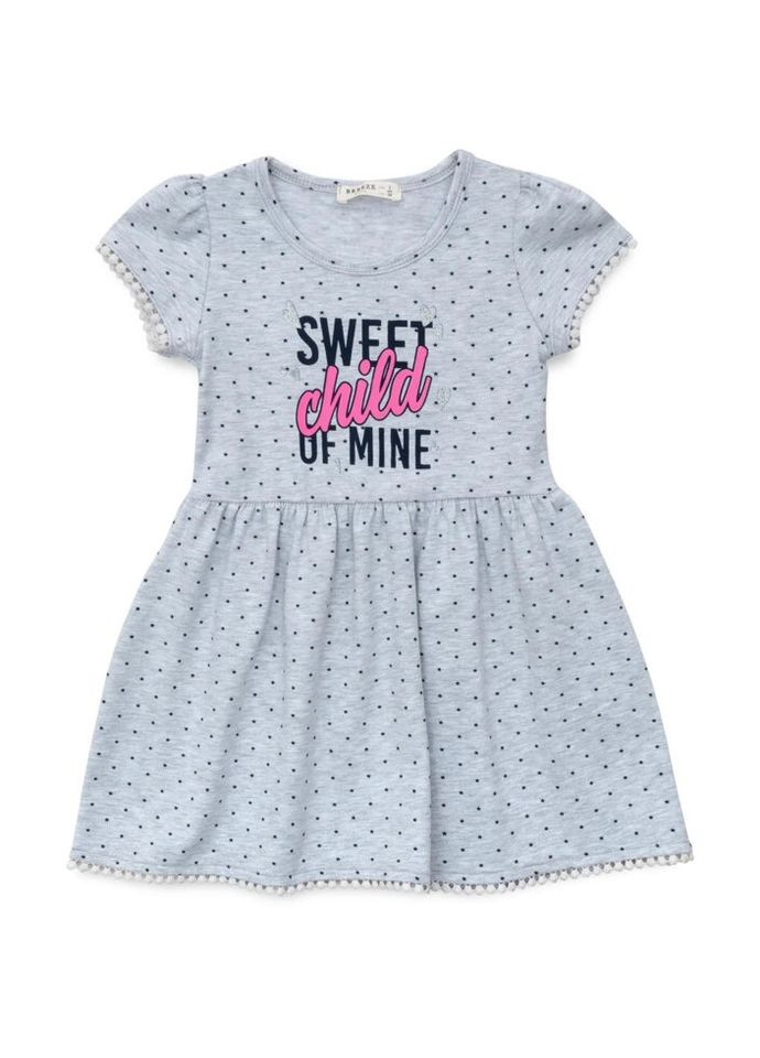 Комбінована сукня у горошок (15624-104g-gray) Breeze (300624780)