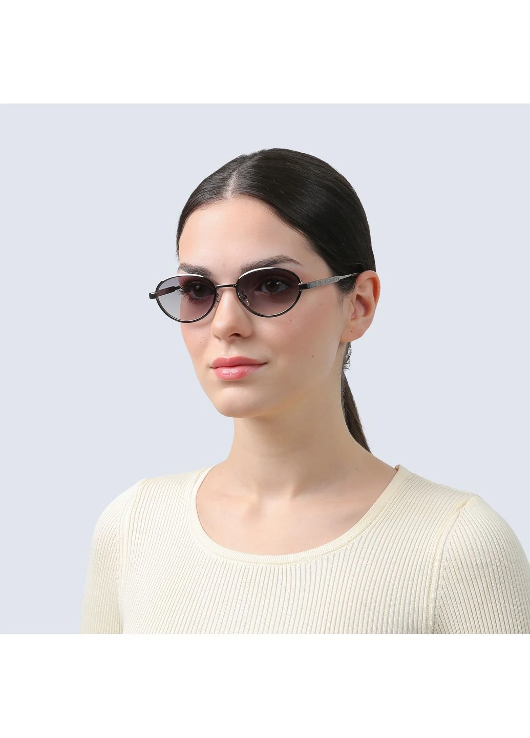 Сонцезахисні окуляри з поляризацією Овальні жіночі LuckyLOOK 086-455 (394161256)