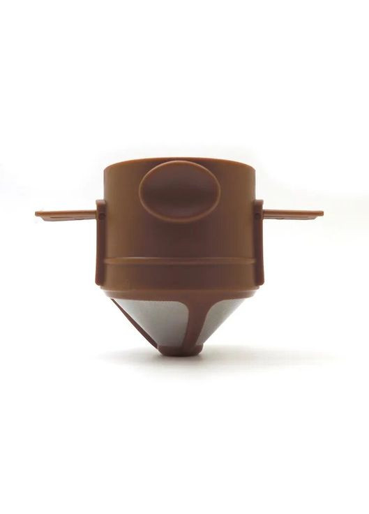 Пуровер/воронка/фильтр для ручной заварки кофе многоразовый Coffee Maker, Brown Semi (334891485)