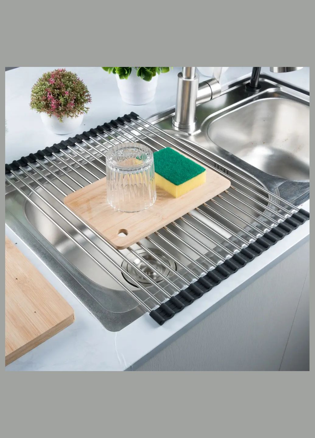 Комплект мийки на кухню та змішувача з нержавіючої сталі NS-7048 Nett (316390674)