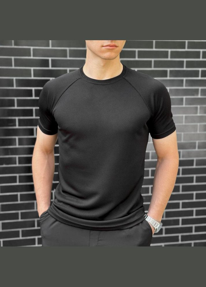 Тактична чоловіча футболка чорна No Brand (347269095)