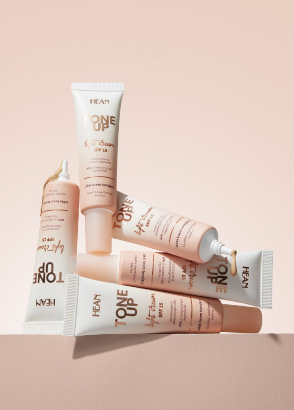 Тональний крем Tone Up Light Cream SPF15 T01 Light, 30 мл Hean Face (325220894)