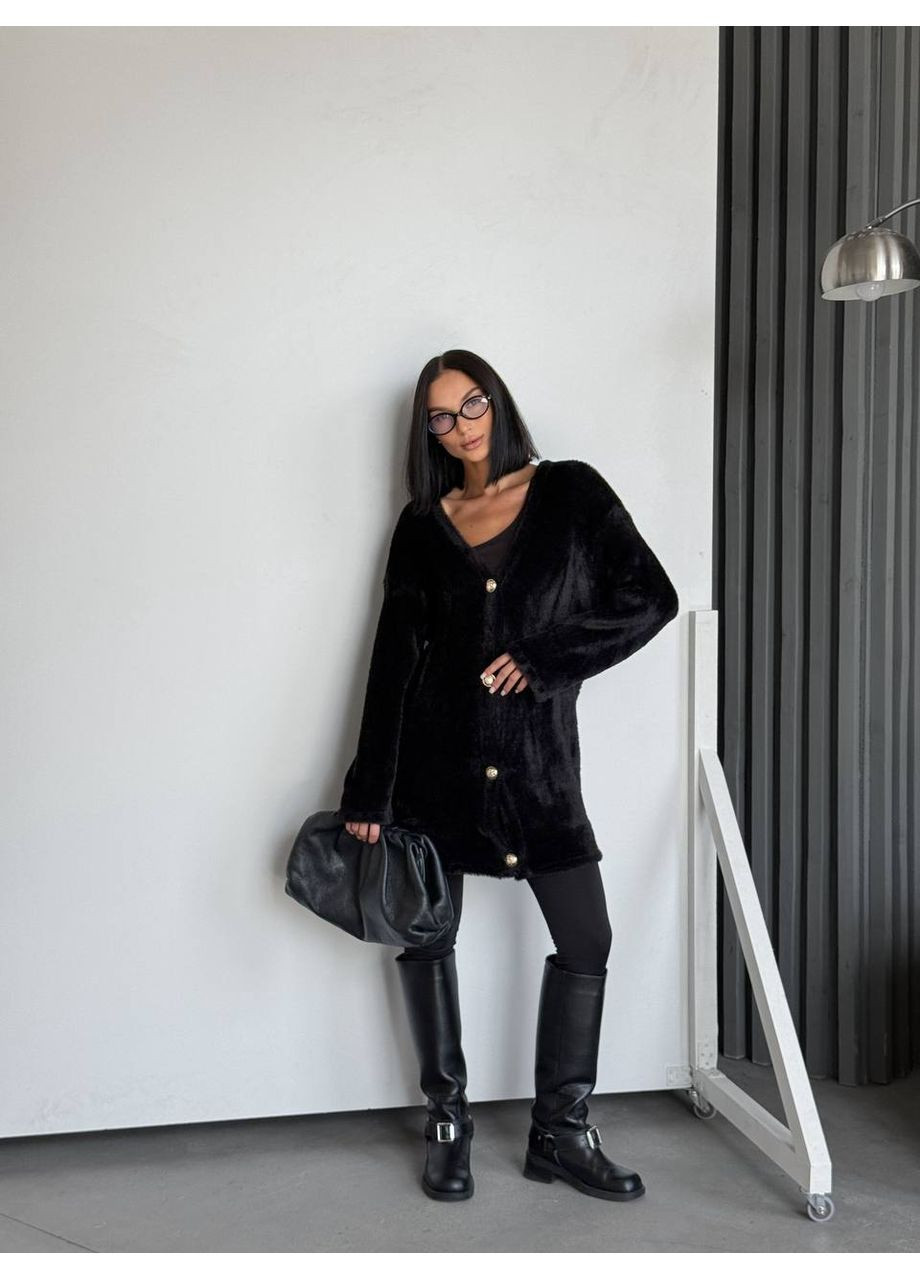 Черный демисезонный кардиган Україна