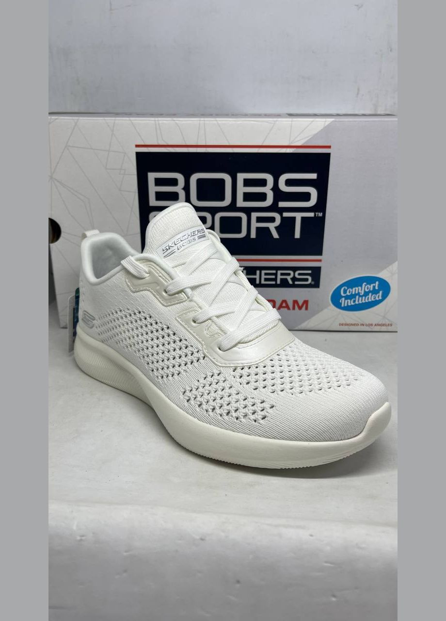 Білі кросівки жіночі Skechers BOBS SQUAD 2