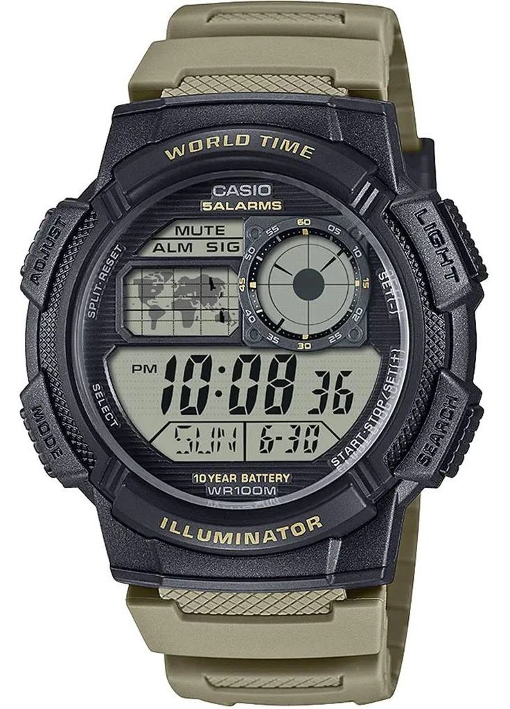 Мужские наручные часы 6714381 Черный (AE-1000W-5AVEF) Casio (367724958)