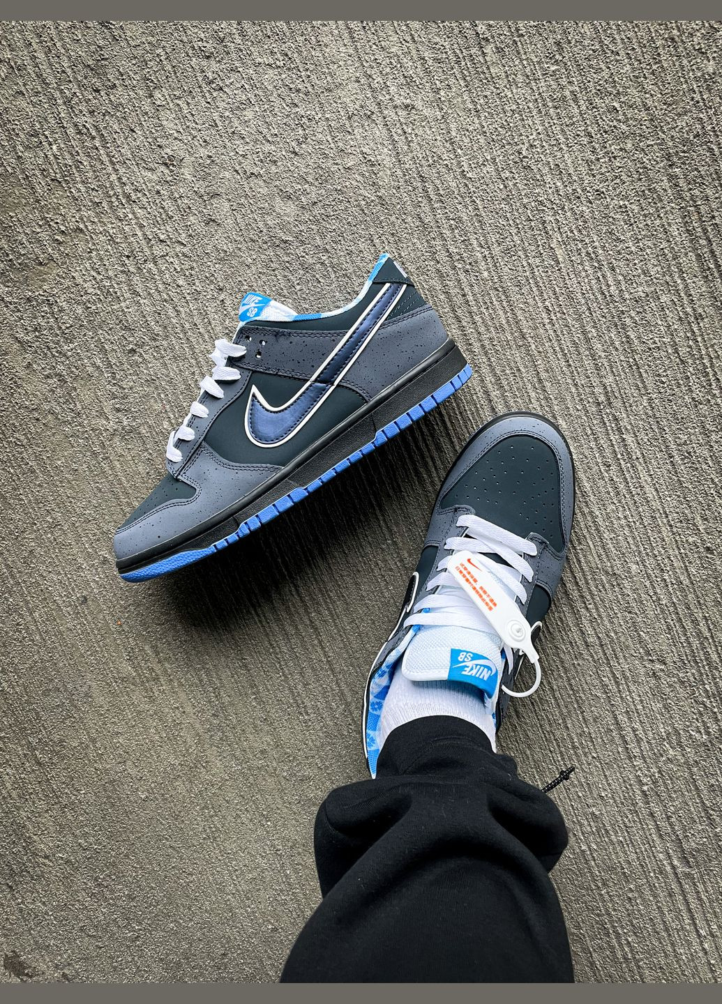 Кросівки жіночі і чоловічі Nike SB Dunk blue | Найк сб Данк низькі сині No Brand сині демісезони (315883720)