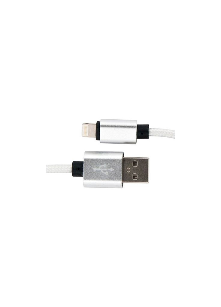 Дата кабель (m499907) DENGOS USB 2.0 AM to Lightning 1.0m white (367072389)