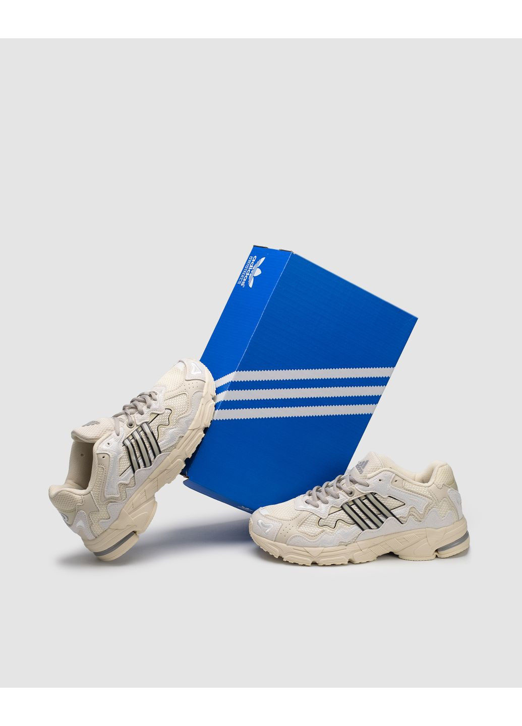 КРОСІВКИ ЖІНОЧІ ADIDAS RESPONSE X BAD BUNNY CREAM / WHITE АДІДАС РЕСПОНС No Brand білі демісезони (367169542)