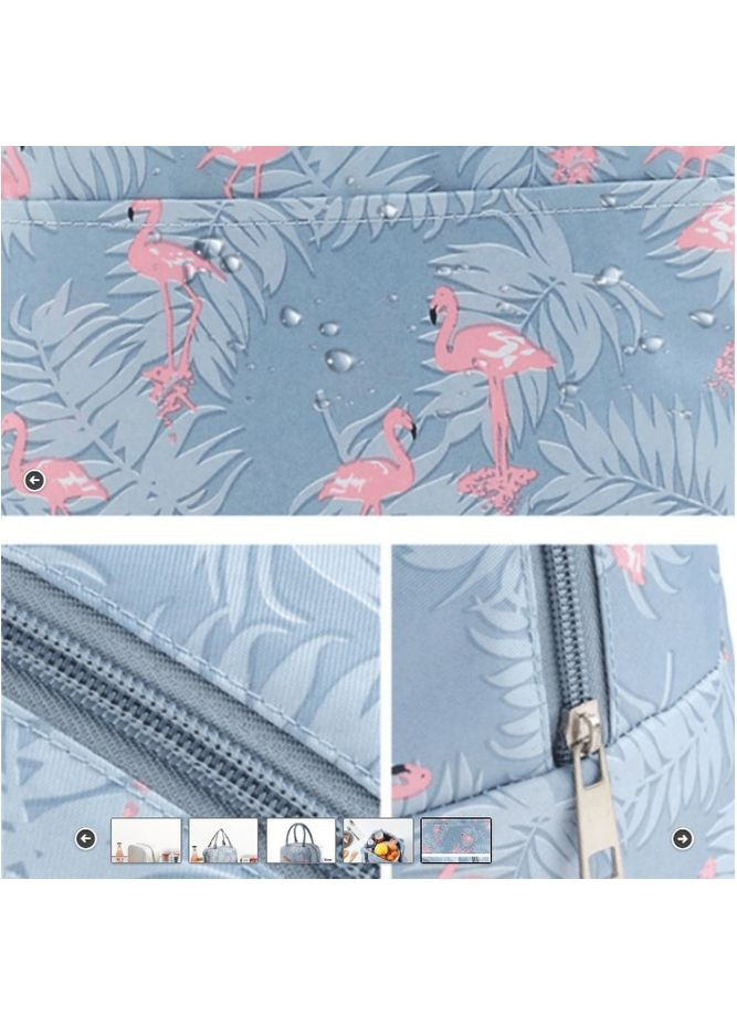 Ланч бег "Flamingos" - сірий No Brand (295012750)