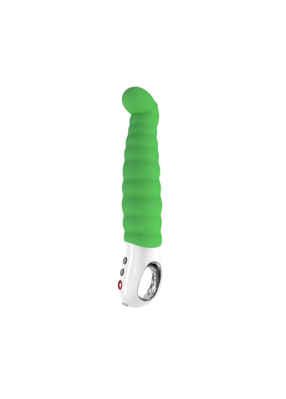 Вібратор точки G PATCHY PAUL fresh green, гнучкий, 12 режимів Fun Factory (315012556)