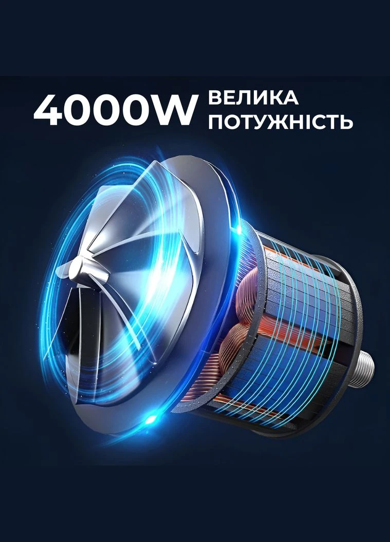 Пылесос Dry Vacuum Cleaner 4000 Вт для сухой уборки Sokany (305198817)
