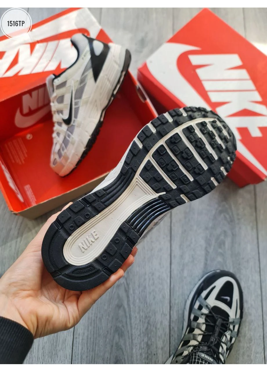 КРОССОВКИ ЖЕНСКИЕ NIKE P-6000 PLATINUM TINT BLACK НАЙК П-6000 No Brand чёрные демисезоны (369389411)