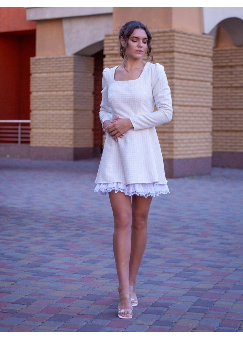 Молочна коктейльна плаття бебі долл First Woman однотонна