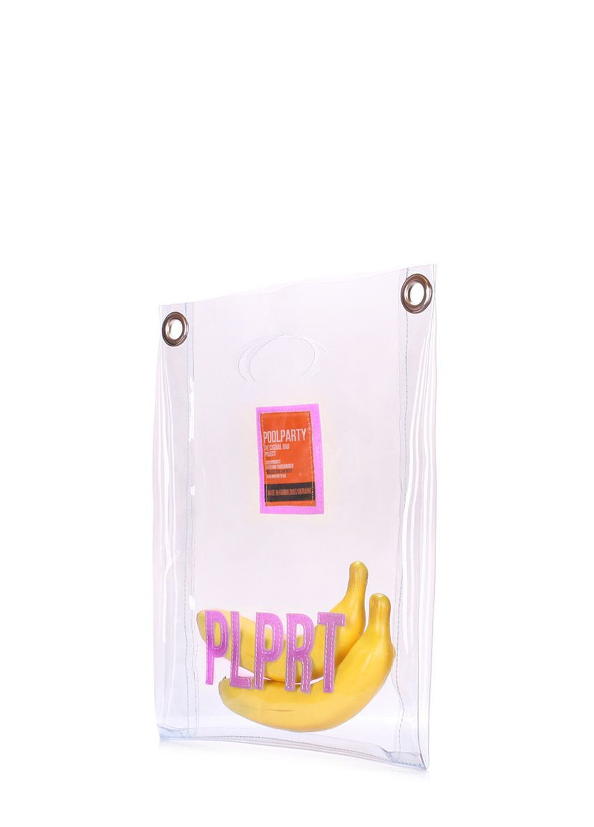 Прозора жіноча сумка Clear з ременем на плече PoolParty (372657737)