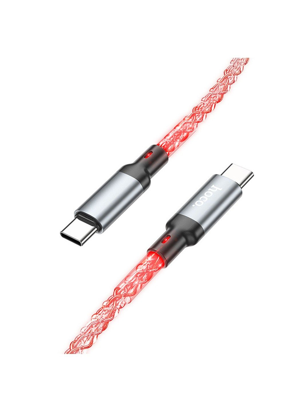 Дата кабель U112 Shine Type-C to Type-C 60W (1m) Hoco (293511442)