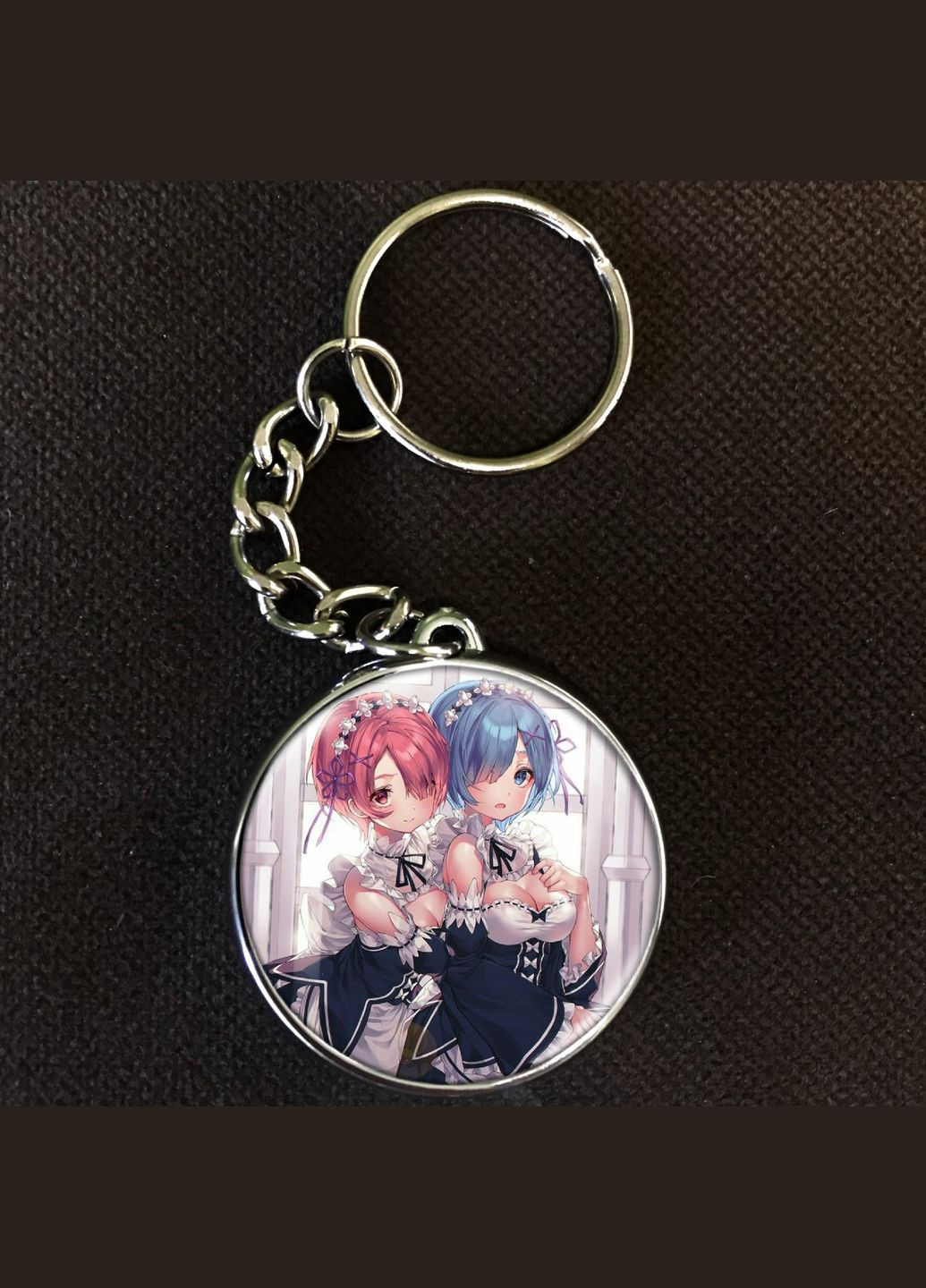 Брелок Аниме Жизнь в альтернативном мире с нуля #006 silver No Brand (327220879)