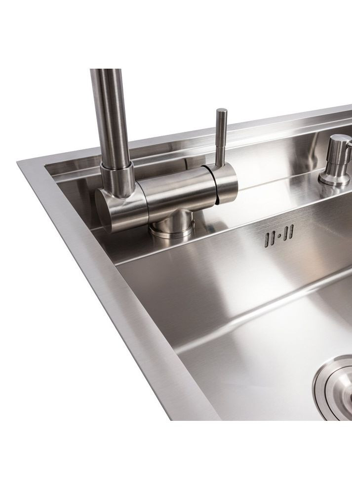 Кухонна мийка CM 50*50 прихована нержавійка Handmade (змішувач в комплекті) Valeso (353747057)