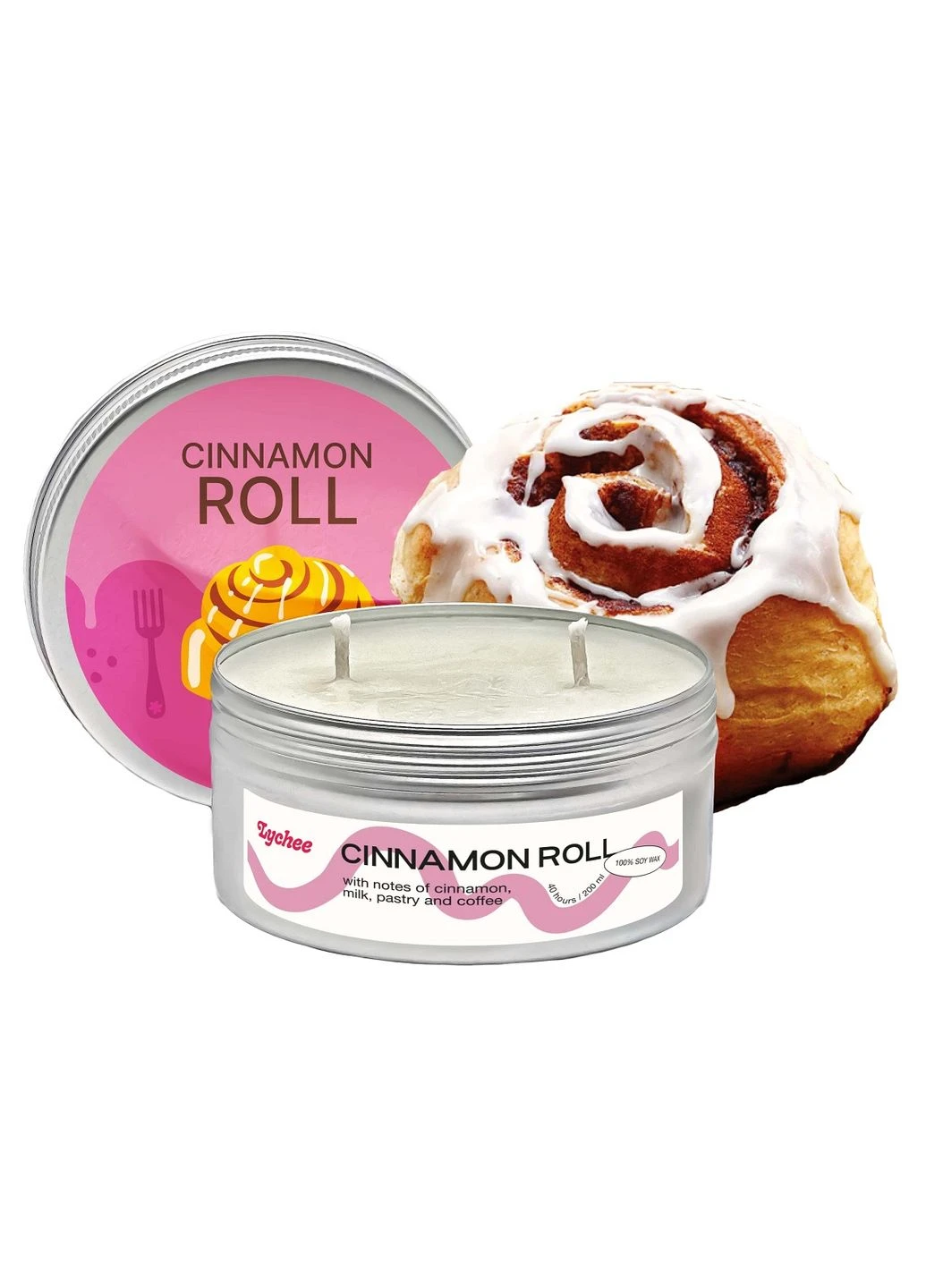 Свічка Cinnamon Roll Lychee (392473449)