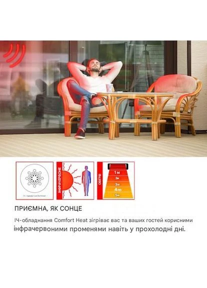 Инфракрасный обогреватель 2000 Вт (10032518) Blumfeldt Heat Guard Focus (396890855)