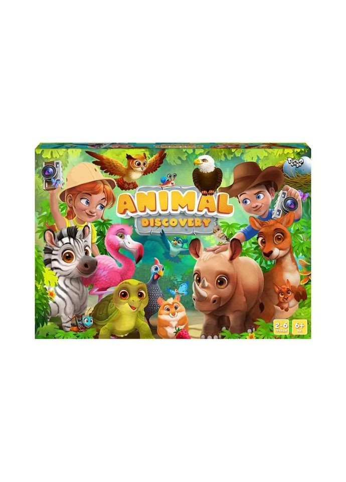 Настільна гра "Animal Discovery" G-AD-01-01U укр Danko Toys (306435551)