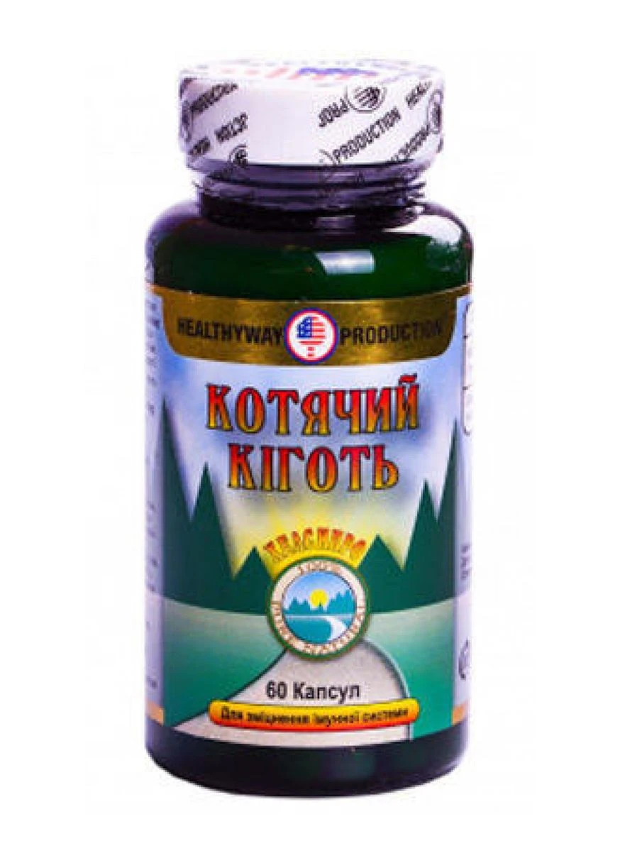 Американський бад Котячий кіготь №60 Healthyway Production No Brand (386694966)