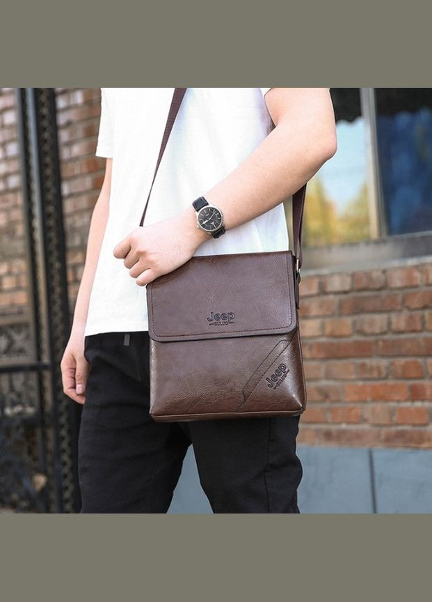 Мужская сумка планшет эко кожа Коричневый No Brand (301212254)