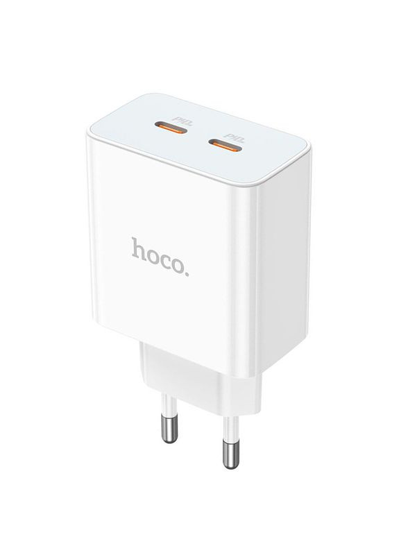 Адаптер мережевий Leader dual port (2C) charger C108A 35W зарядний блок Hoco (279554495)