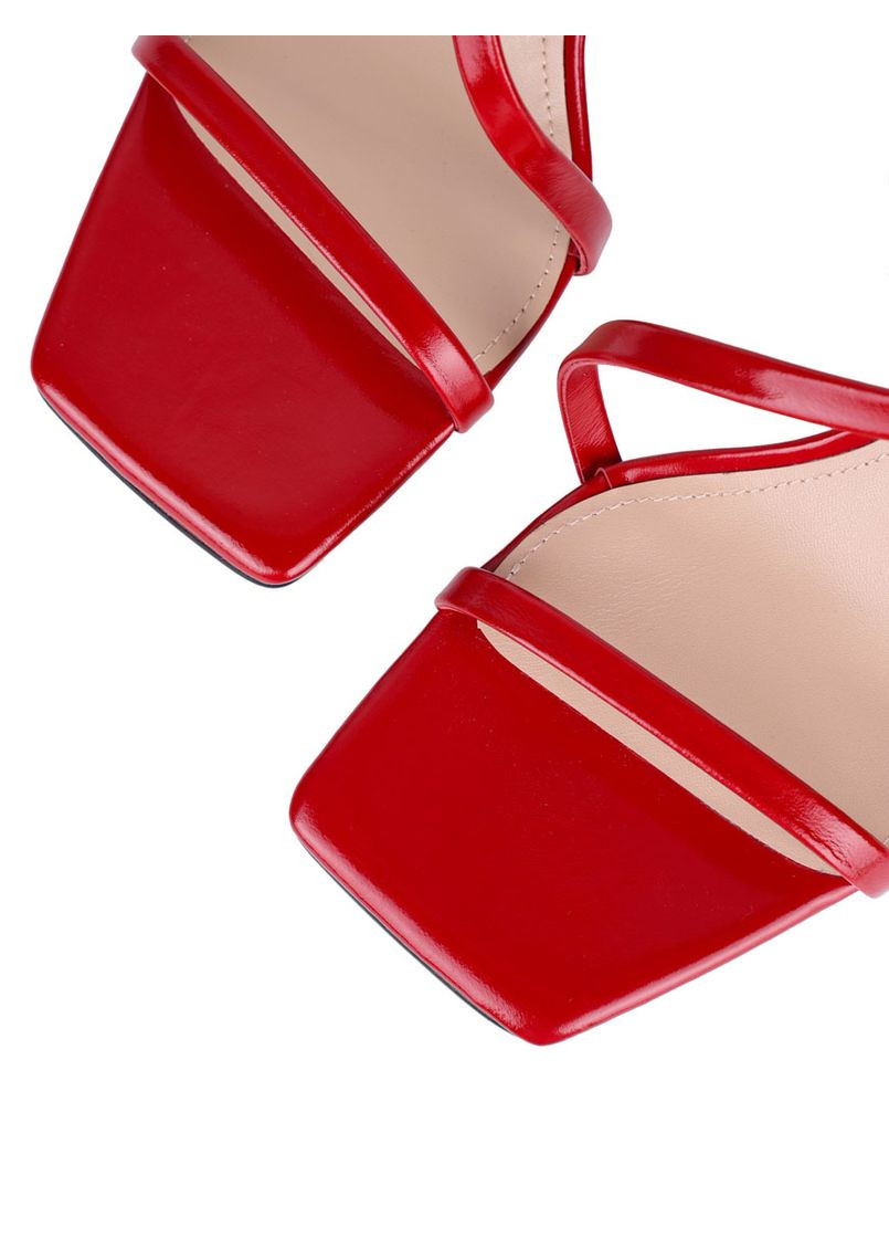 Жіночі Босоніжки 203-24104-31-3 Червоний Шкіра MIRATON (327538658)