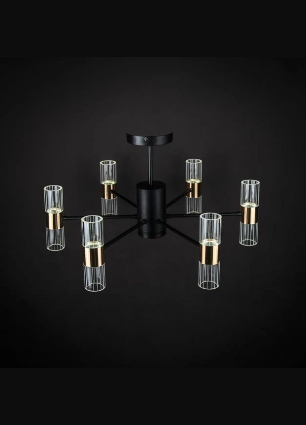 Люстра P5N4194/6/BK+FGD Прометей 060521 (316463631)