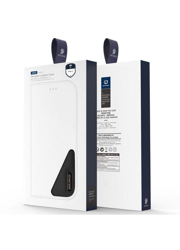 Чехол‑книжка Hivo для Apple iPhone 16 Pro (6.3") Черный Dux Ducis (372163214)