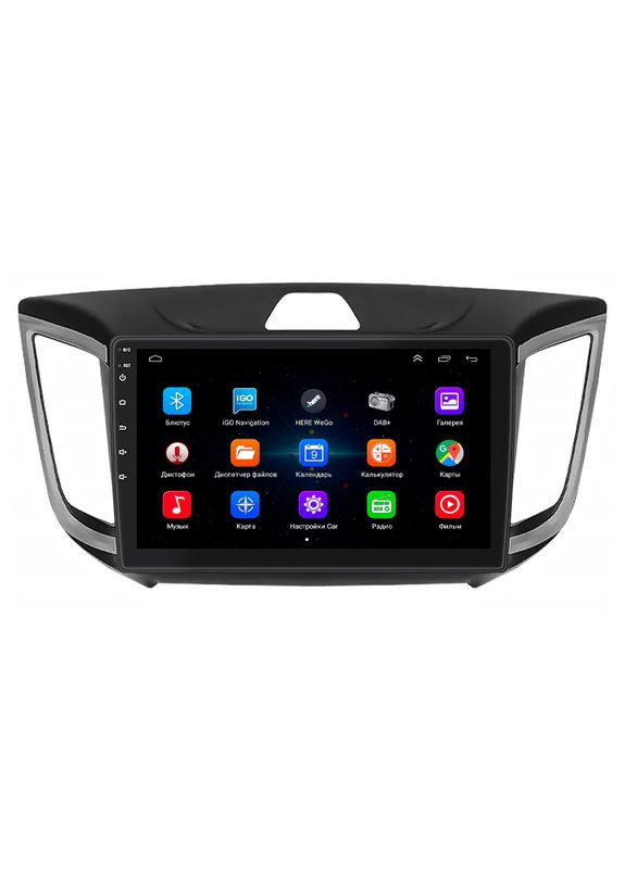 Штатная магнитола для Hyundai Creta I 2016-2020 экран 10" 2/32Gb Wi-Fi GPS Base 3шт Lesko (336194645)